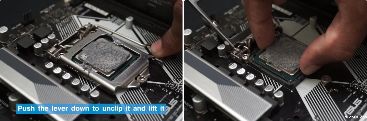 取下CPU